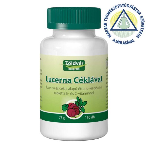 Lucerna Céklával étrend-kiegészítő tabletta
