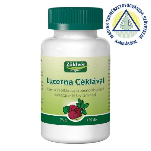 Lucerna Céklával étrend-kiegészítő tabletta (150 db)